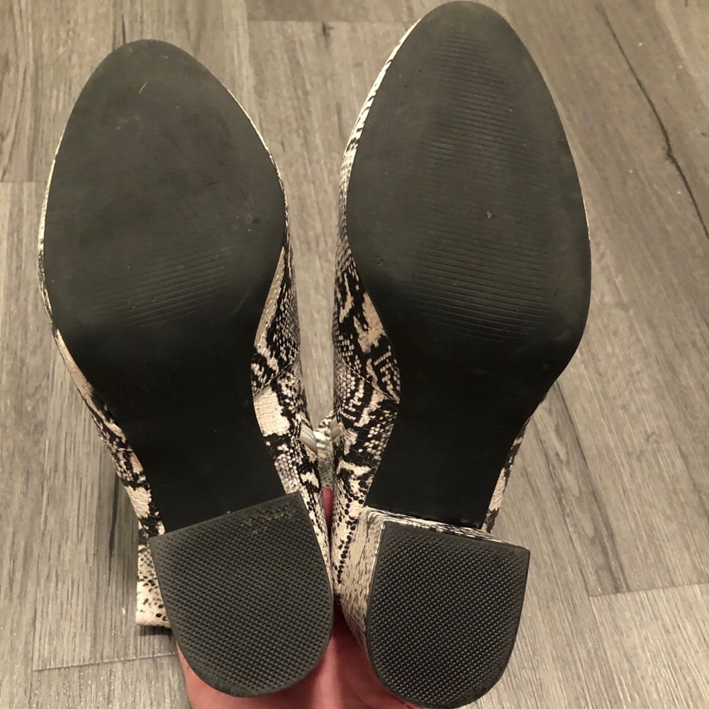 SOLD Madden Girl Snakeskin Booties - Picture 8 of 16